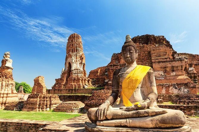 Afternoon Ayutthaya & Ancient Temples at UNESCO site By Road - Wat Lokayasutharam: The Phra Noon Reclining Buddha Moment