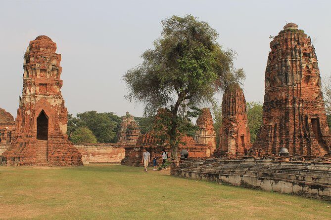 Ayutthaya Day Tour By Coach and Cruise - Wat Mahathat: the Bodhi tree and the Buddha head