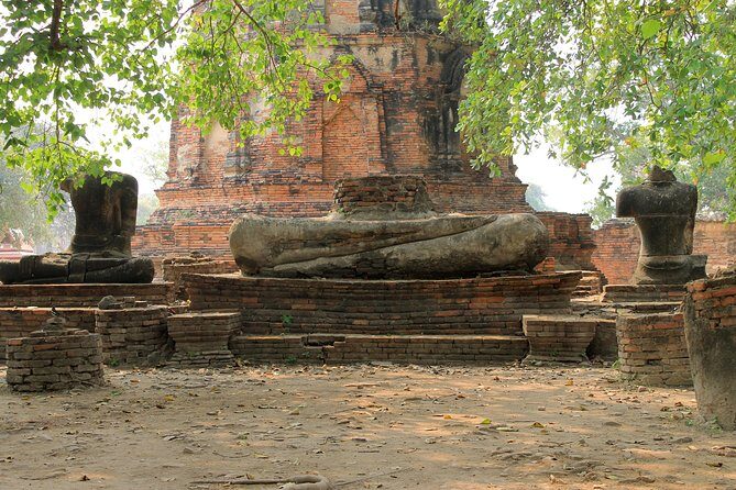 Ayutthaya Day Tour By Coach and Cruise - Wiharn Phra Mongkhon Bophit: bronze Buddha in the style of subduing Mara