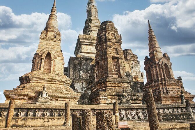 Ayutthaya Tour with Elephant Village, ATV & Floating Market - Temple Line-Up After the ATV: Wat Mahathat to Chaiwatthanaram