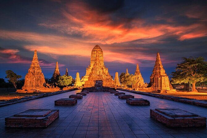 Discover Ayutthaya at Sunset: Historic Temples & River Cruise - Passing Stops: Wat Lat Chado, Wat Kasattrathirat, St. Joseph’s Church, and Wat Phanan Choeng