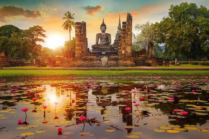 Discover Ayutthaya at Sunset: Historic Temples & River Cruise - Stop 1: Wat Yai Chai Mongkol (Chedi Views and the Reclining Buddha)