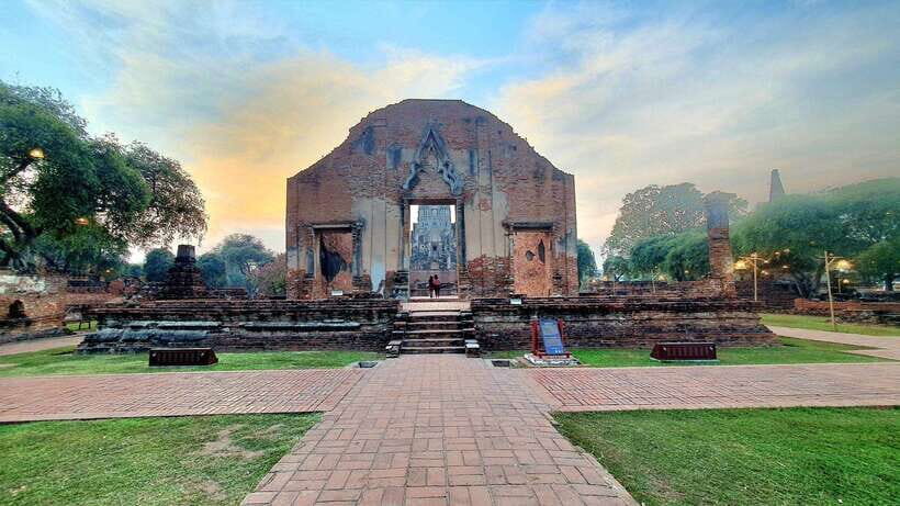 From Bangkok: Ayutthaya Afternoon Tour with Boat & Tuk-Tuk - Wat Ratchaburana: Royal-Style Architecture and a Different Temple Mood