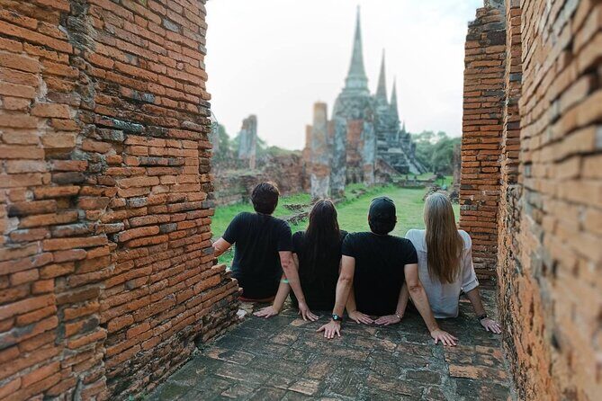 PRIVATE Ayutthaya + SUNSET Boat Tour + Light up The NIGHT - Ayutthaya Historical Park at Night: Light-Up Photo Time