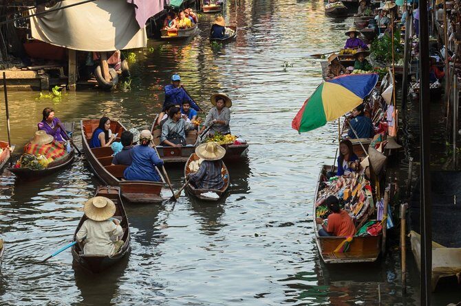 Private Excursion to Floating Market and Ayutthaya World Heritage - Damnoen Saduak Floating Market: longtail boat + canal time