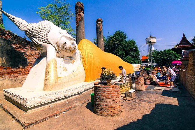 Private Tour: Ayutthaya Temples, Ruins and Lunch on River Cruise - Wihan Phra Mongkhon Bophit and Wat Chaiwatthanaram by the river